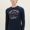 Tom Tailor Mit Logo- Longsleeve - Sky Captain Blue -Tom Tailor Winkel 86019b4e749a4ea9be3a6a190f34bc4f