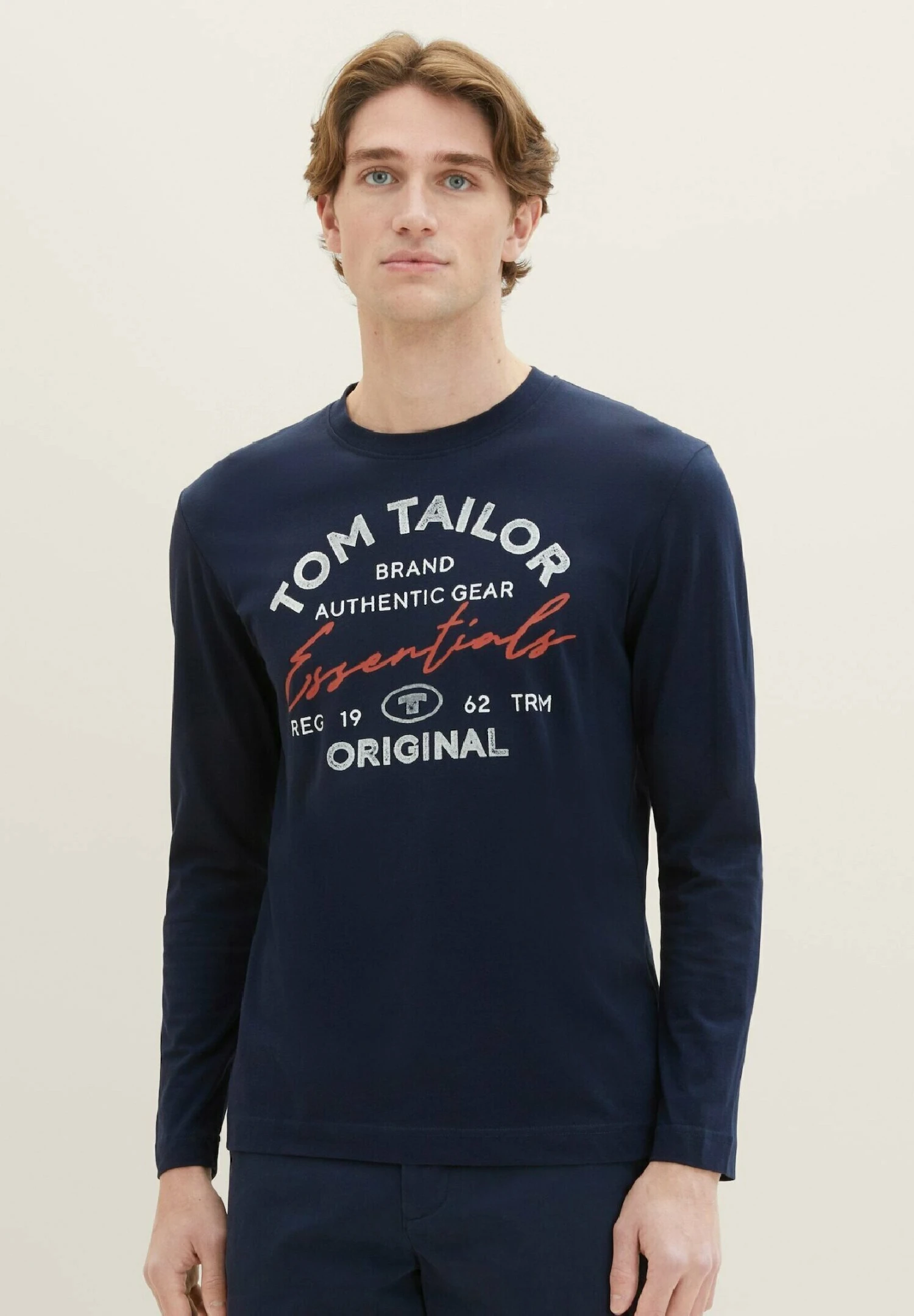 Tom Tailor Mit Logo- Longsleeve - Sky Captain Blue 3 Tom Tailor Mit Logo- Longsleeve - Sky Captain Blue
