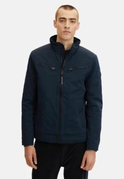 Tom Tailor Quilted Biker - Jas - Marine