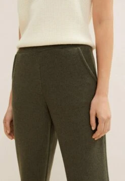 Tom Tailor Loose Fit- Broek - Tarmac Khaki Melange -Tom Tailor Winkel 86c3bd4b2afd4089999b0fe1b740a02e