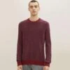 Tom Tailor Trui - Burgundy Melange Structure 1 Tom Tailor Trui - Burgundy Melange Structure -Tom Tailor Winkel 883efe88e2054e8a828731a4c8797f10