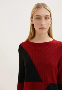 Tom Tailor Trui - Maroon Black Color Block 12 Tom Tailor Trui - Maroon Black Color Block -Tom Tailor Winkel 88711a4805b04c9fae7b8b94521d648f