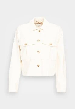 Tom Tailor Modern Cropped Jacket - Spijkerjas - Soft Neutral Beige -Tom Tailor Winkel 890c514eb9ac48599e467a26e0b6e149