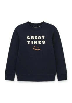 Tom Tailor Mit Motiv-Print - Sweater - Sky Captain Blue