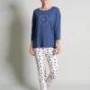 Tom Tailor Pyjama - Blau Hell Allover -Tom Tailor Winkel 89745a7b420f4551b92b993e429e0645