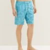 Tom Tailor Gemusterte - Zwemshorts - Blue Tibetan Stone Leaf Design -Tom Tailor Winkel 8a1d266ba5324bb6af0fb6e5aeb9b3e2