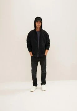 TOM TAILOR Denim Sweater Met Rits - Black -Tom Tailor Winkel 8a66ee15b67c456e87b16b30c272842c