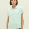 Tom Tailor Gestreifte - Overhemdblouse - Green White Stripe Woven -Tom Tailor Winkel 8a81c51c4a1741228561518addb5a24d