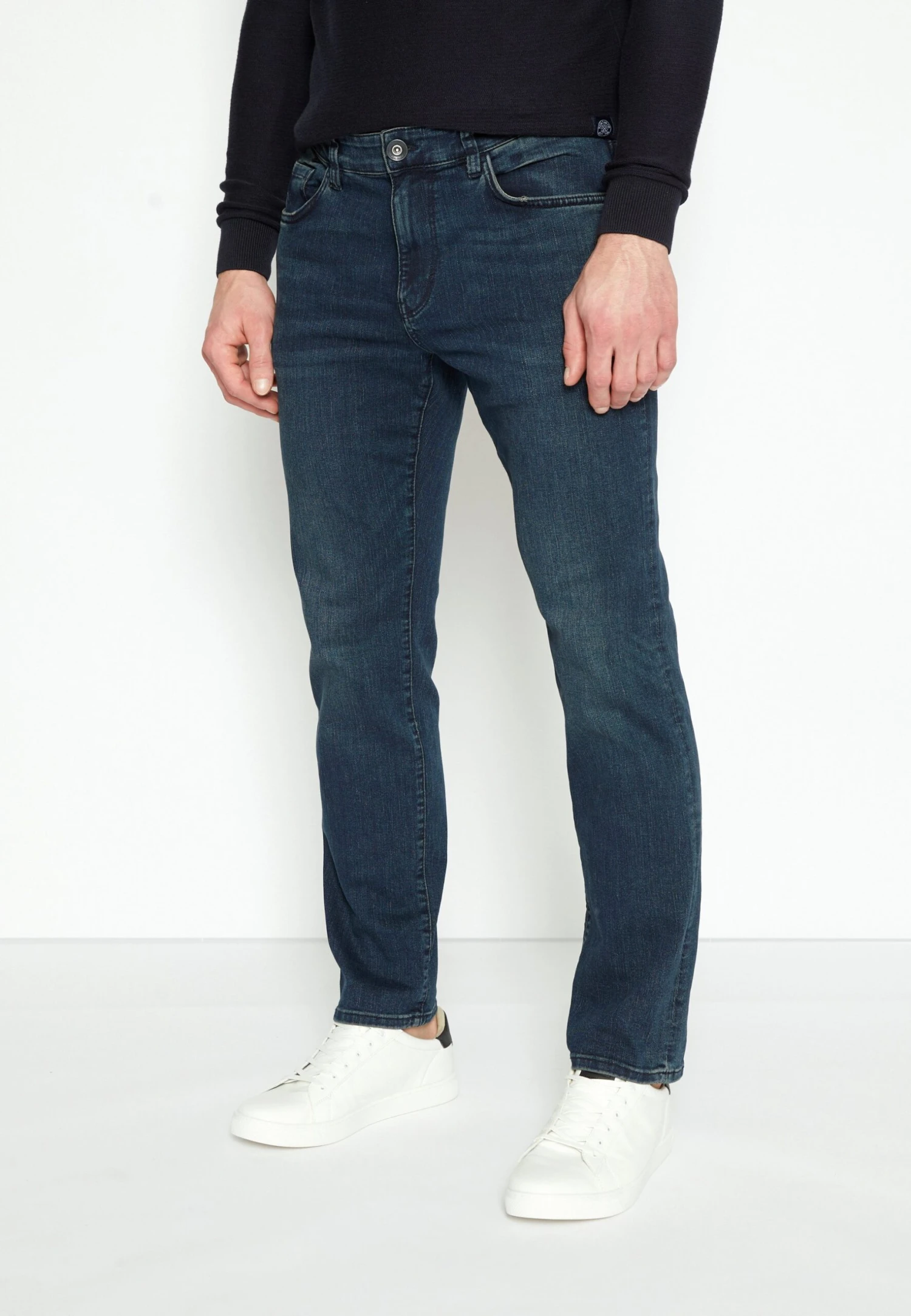 Tom Tailor Marvin - Straight Leg Jeans - Dark-Blue Denim 3 Tom Tailor Marvin - Straight Leg Jeans - Dark-Blue Denim