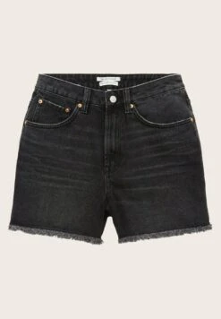 TOM TAILOR Denim Mom - Jeansshort - Used Dark Stone Black Denim -Tom Tailor Winkel 8ab177dac358486986f44cd37e10ac6f