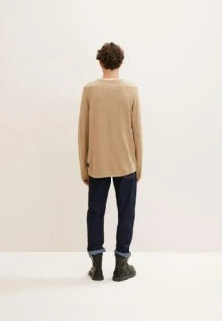 TOM TAILOR Denim Basic- Trui - Clay Beige Melange -Tom Tailor Winkel 8ac2ded40e9d4018b5c5c51cdfbf99b3