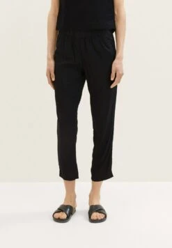 Tom Tailor Cropped - Broek - Deep Black -Tom Tailor Winkel 8aec10c868004388b738be0c9195b855