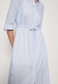 Tom Tailor Dress Striped With Collar - Blousejurk - Blue/White -Tom Tailor Winkel 8af9fedb4f3049f0b8297dbbc18fed1b