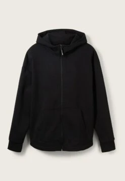 TOM TAILOR Denim Sweater Met Rits - Black -Tom Tailor Winkel 8b093ba221ee450e9bc1f140cfc80857