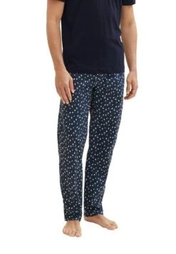 Tom Tailor Mit Palmenprint - Pyjamabroek - Blue Dark Allover -Tom Tailor Winkel 8b0ac92bb4ca473d9ae0405a98c8d3bd