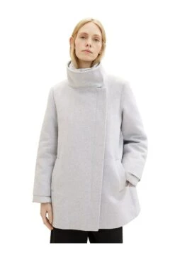 Tom Tailor Mit Stehkragen - Mantel - Soft Light Grey Melange -Tom Tailor Winkel 8b0eab8105344ffbbc783456f8ed82db