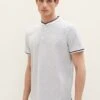 Tom Tailor T-Shirt Basic - Grey Two Tone Pique