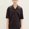TOM TAILOR Denim Kurzarm - Overhemd - Black Bubble Wording Print -Tom Tailor Winkel 8c9e4fc4bce84e37a2a272b4f9c9d643