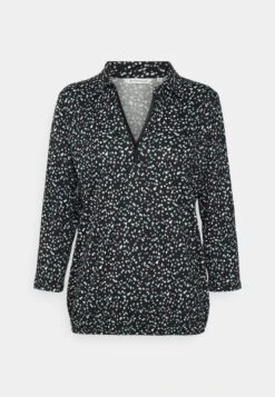 Tom Tailor Polo Collar - Blouse - Black