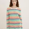 Tom Tailor New - Trui - Navy Green Multicolor Stripe -Tom Tailor Winkel 8cf11d6a77964826b3f4a3596059181f