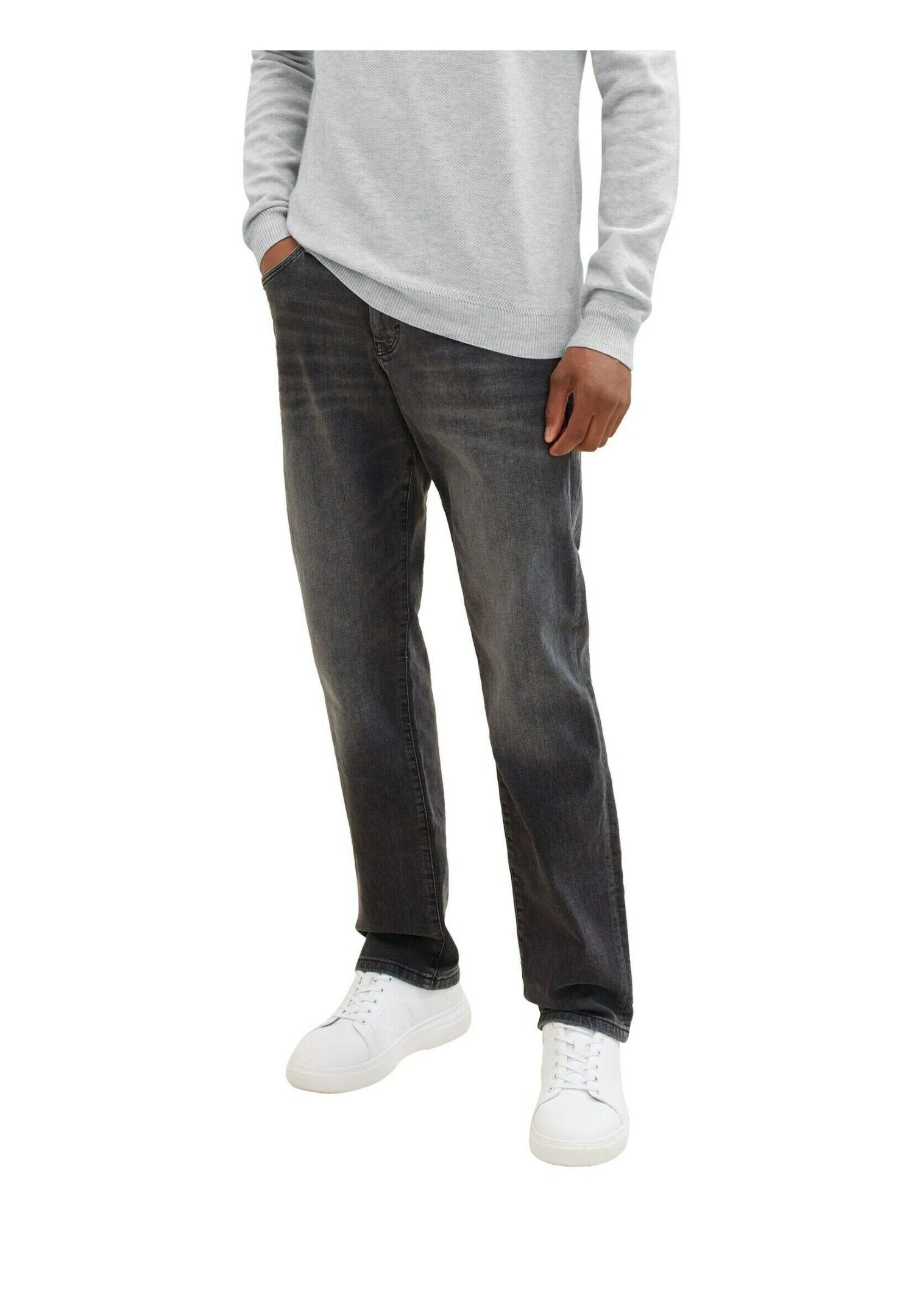 Tom Tailor Long - Straight Leg Jeans - Stone Grey Denim 9 Tom Tailor Long - Straight Leg Jeans - Stone Grey Denim - Afbeelding 7