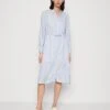 Tom Tailor Dress Striped With Collar - Blousejurk - Blue/White -Tom Tailor Winkel 8e23b84b33f3405e9427bfbd96ad972c