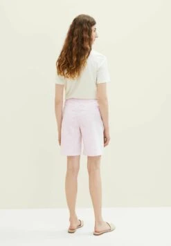 Tom Tailor Bermuda - Shorts - Offwhite Pink Stripe 13 Tom Tailor Bermuda - Shorts - Offwhite Pink Stripe -Tom Tailor Winkel 8f180fd87afe444a8d28e506f3ae7d3a