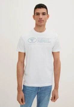Tom Tailor Mit Print - T-Shirt Print - White
