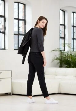 TOM TAILOR Denim Constructed Pants - Chino - Deep Black -Tom Tailor Winkel 8ff5121e998145c39488033a04f8cd41