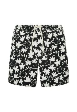 TOM TAILOR Denim Bedruckte - Trainingsbroek - Black White Wildflower Print -Tom Tailor Winkel 906f6c36e9f44fe6a34f703137538cda