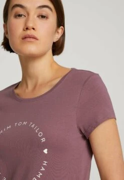 TOM TAILOR Denim T-Shirt Print - Wild Mauve -Tom Tailor Winkel 907daeb336bb4722b3cbf2ff65b51e3c