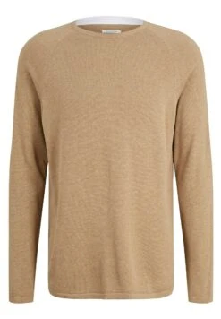 TOM TAILOR Denim Basic- Trui - Clay Beige Melange -Tom Tailor Winkel 9126d47ef77c49bb8f4271477b19adba