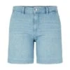 Tom Tailor Bermuda Mit Gürtelschlaufen  - Jeansshort - Light Stone Bright Blue Denim
