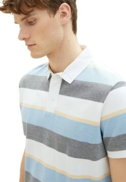 Tom Tailor Poloshirt - Blue Multicolor Big Stripe -Tom Tailor Winkel 92858696865e4453abb60643c23746b1