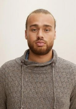 Tom Tailor Mit Sch - Trui - Navy White Brown Mouline -Tom Tailor Winkel 928d2f35475d48ecb16d315bdd20ecbd