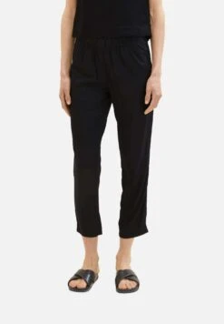 Tom Tailor Cropped - Broek - Deep Black -Tom Tailor Winkel 930229b73ebe4263a55e77984722f8a0