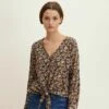 TOM TAILOR Denim Langarm Mit Knotendetail - Blouse - Flower Print -Tom Tailor Winkel 9344a7f6b8694088a8ce66da7b5a4f91