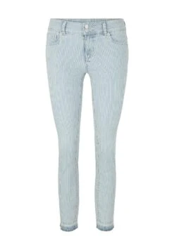 Tom Tailor Alexa- Slim Fit Jeans - Denim Offwhite Stripe