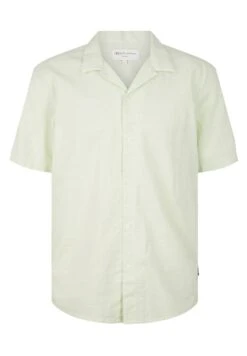 TOM TAILOR Denim Kurzarm - Overhemd - Green Woolwhite Slub Structure -Tom Tailor Winkel 93905d89c7754e6f9b2fbe059969ab99