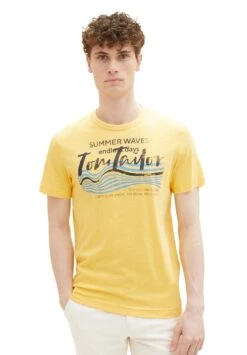 Tom Tailor Mit Print - T-Shirt Print - Gelb -Tom Tailor Winkel 93e57ad6b54f44f1b4bbb5853437bf59