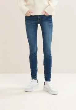 TOM TAILOR Denim Nela - Slim Fit Jeans - Used Dark Stone Blue Denim -Tom Tailor Winkel 940e89a72c704baaa2b3595f97962928