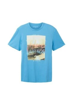 Tom Tailor Mit Fotoprint - T-Shirt Print - Rainy Sky Blue -Tom Tailor Winkel 94fb652824284410aab1d9a5079cb5a6