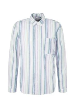 TOM TAILOR Denim Mit Brusttasche - Overhemd - Multicolor Big Stripe -Tom Tailor Winkel 95534380f6604ee9bf7c73415f51b600