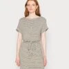 Tom Tailor Striped Dress - Jurk - Olive Offwhite -Tom Tailor Winkel 963fc7a8109541acafbd31ba8e64c948
