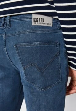 TOM TAILOR Denim Skinny Culver Stretch - Jeans Skinny Fit - Dark Stone Blue Grey Denim -Tom Tailor Winkel 96413b5a0c6945de9edc1e6cd6178d17