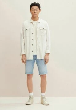 Tom Tailor Jeansshort - Light Stone Wash Denim