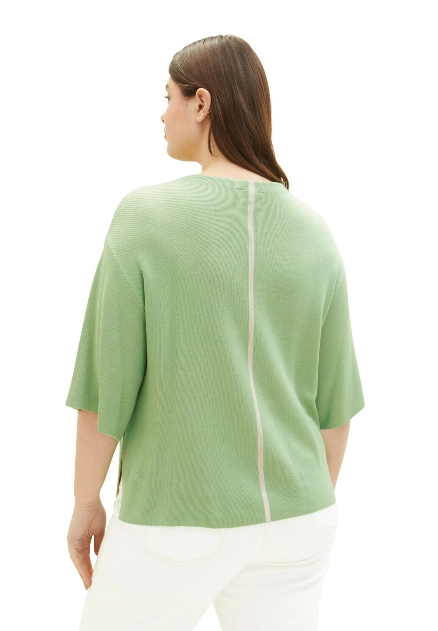 Tom Tailor Trui - Okra Green 5 Tom Tailor Trui - Okra Green - Afbeelding 3