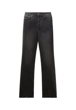 TOM TAILOR Denim Emma Straight Fit- Straight Leg Jeans - Used Dark Stone Black Denim -Tom Tailor Winkel 975114f1fa2d4f2a971f42966abc83b8
