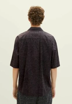 TOM TAILOR Denim Kurzarm - Overhemd - Black Bubble Wording Print -Tom Tailor Winkel 97a105c7ac964ca0842de461449fc8cf