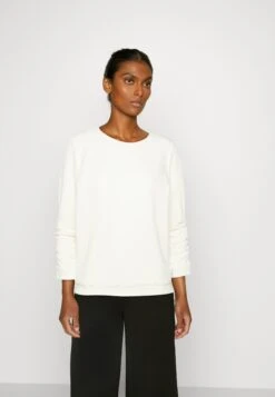 TOM TAILOR Denim Structured - Sweater - Gardenia White
